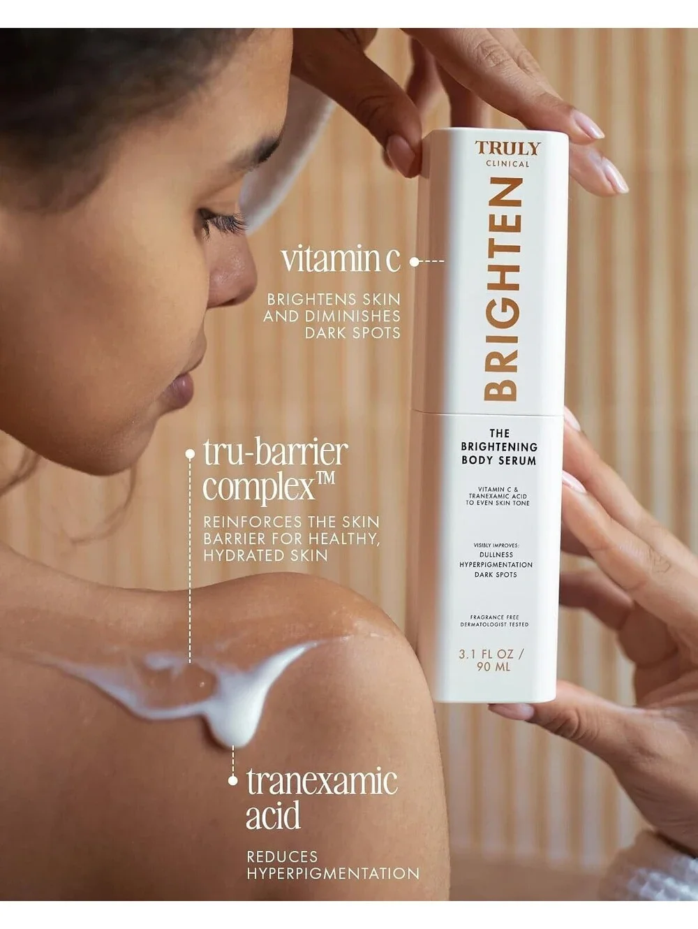 Truly Beauty Brightening Body Serum | Dark Spot Corrector for Body & Thighs | C